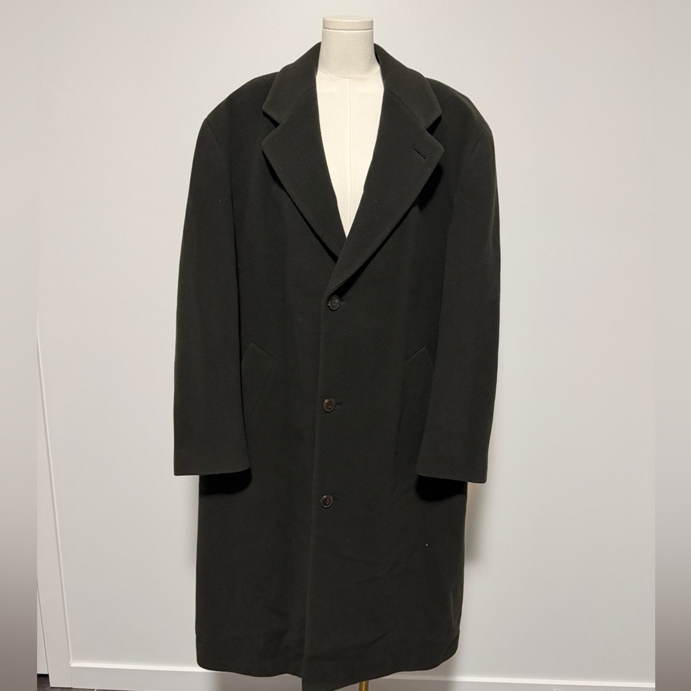 Men's Dark Brown & Khaki colour Overcoat